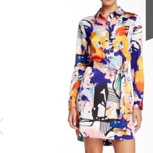Cynthia Steffe Hanna shirt dress size 2 length 35